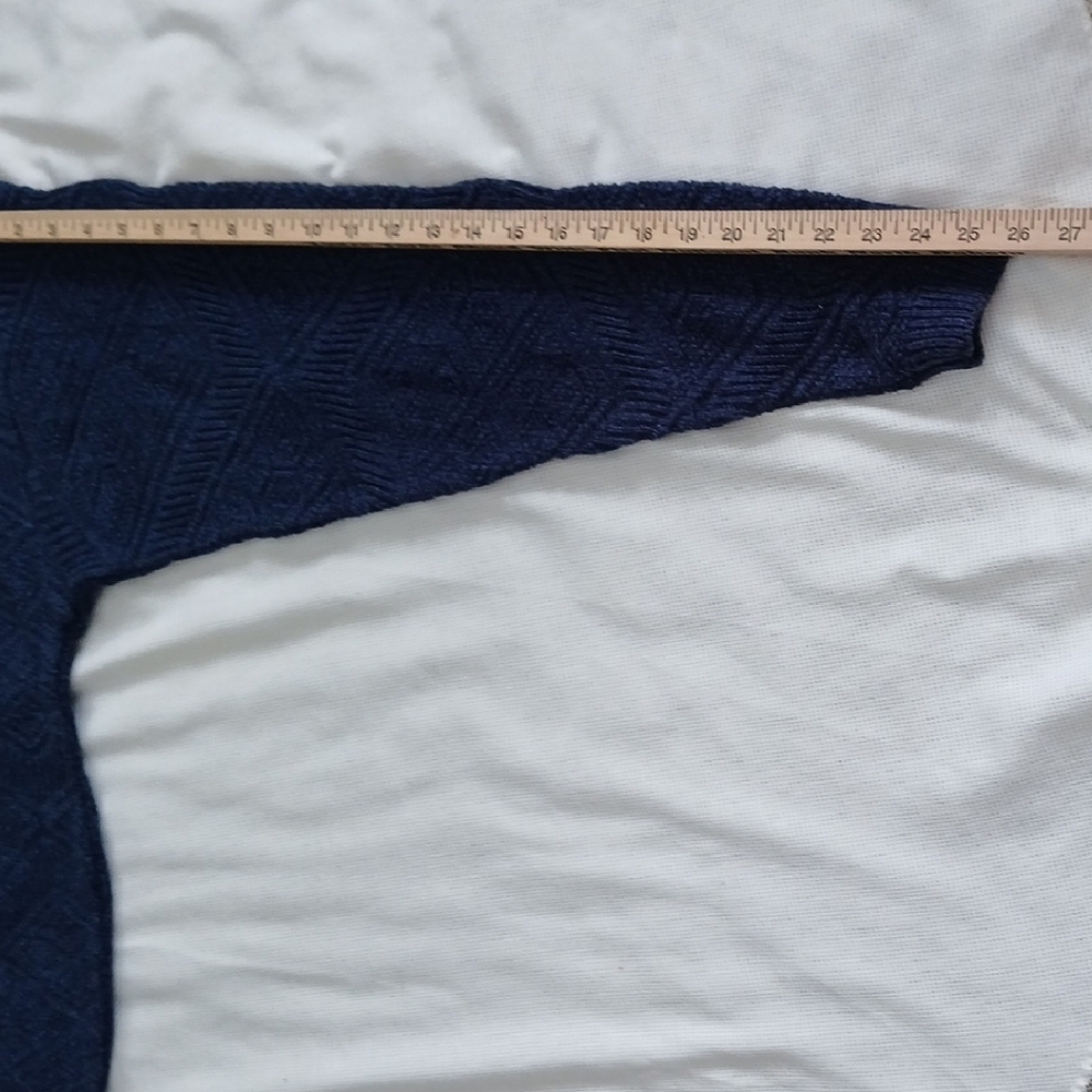 Navy Blue Men's Sweater XL (Jantzen) - Picture 5 of 8